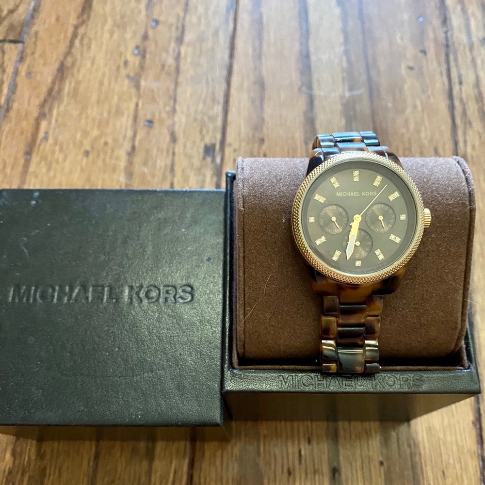 Michael Kors Tortoise Watch